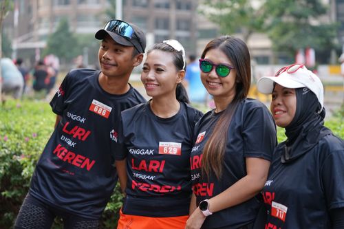 Race photo from Soft Launching Buku "Enggak Lari, Enggak Keren" & IdeaRun