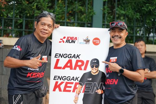 Race photo from Soft Launching Buku "Enggak Lari, Enggak Keren" & IdeaRun