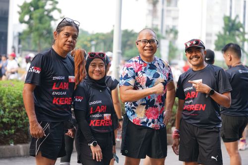 Race photo from Soft Launching Buku "Enggak Lari, Enggak Keren" & IdeaRun