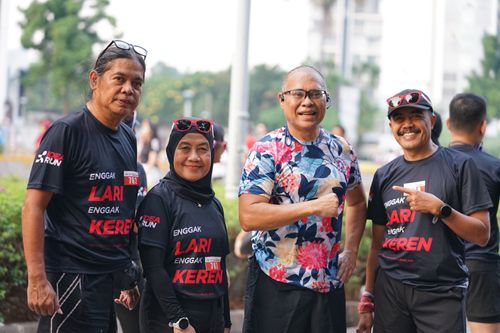 Race photo from Soft Launching Buku "Enggak Lari, Enggak Keren" & IdeaRun