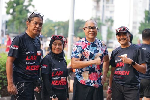 Race photo from Soft Launching Buku "Enggak Lari, Enggak Keren" & IdeaRun