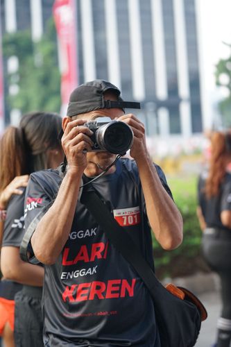 Race photo from Soft Launching Buku "Enggak Lari, Enggak Keren" & IdeaRun