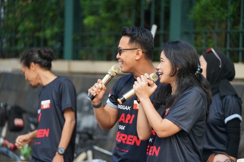 Race photo from Soft Launching Buku "Enggak Lari, Enggak Keren" & IdeaRun
