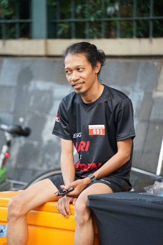 Race photo from Soft Launching Buku "Enggak Lari, Enggak Keren" & IdeaRun
