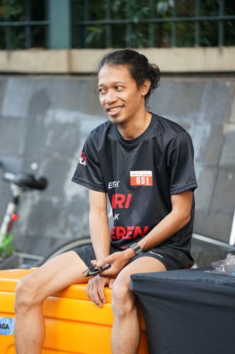 Race photo from Soft Launching Buku "Enggak Lari, Enggak Keren" & IdeaRun