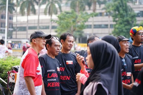 Race photo from Soft Launching Buku "Enggak Lari, Enggak Keren" & IdeaRun