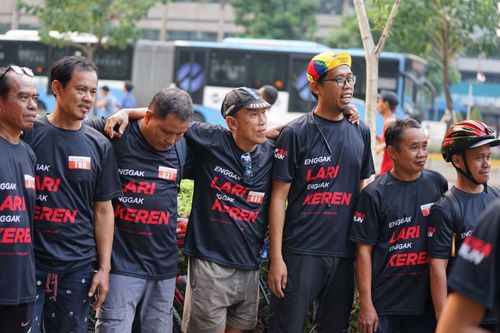 Race photo from Soft Launching Buku "Enggak Lari, Enggak Keren" & IdeaRun