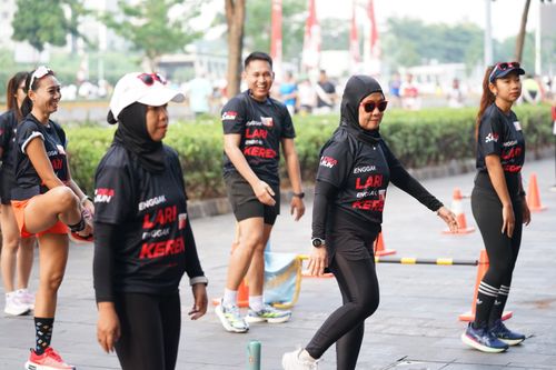 Race photo from Soft Launching Buku "Enggak Lari, Enggak Keren" & IdeaRun