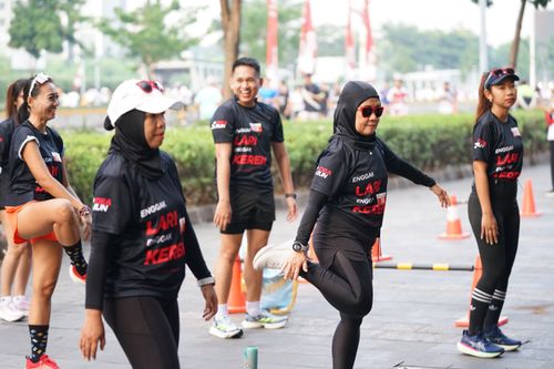 Race photo from Soft Launching Buku "Enggak Lari, Enggak Keren" & IdeaRun