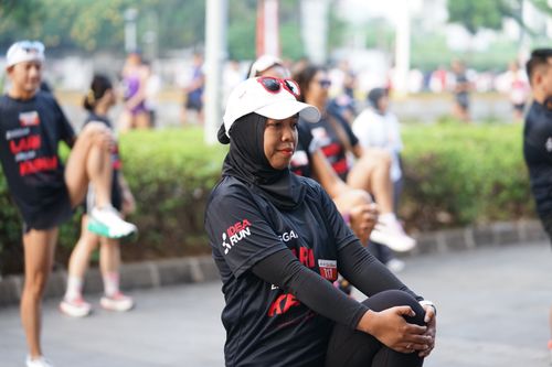 Race photo from Soft Launching Buku "Enggak Lari, Enggak Keren" & IdeaRun