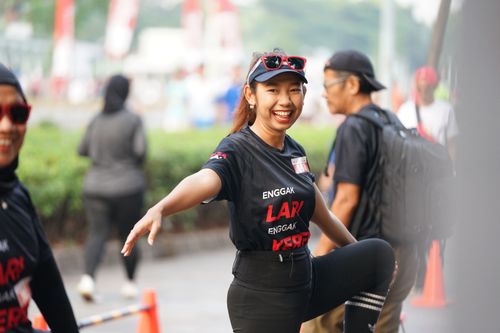 Race photo from Soft Launching Buku "Enggak Lari, Enggak Keren" & IdeaRun