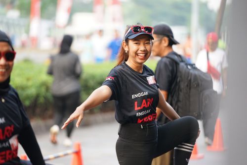 Race photo from Soft Launching Buku "Enggak Lari, Enggak Keren" & IdeaRun