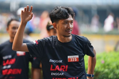 Race photo from Soft Launching Buku "Enggak Lari, Enggak Keren" & IdeaRun