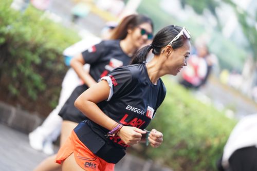 Race photo from Soft Launching Buku "Enggak Lari, Enggak Keren" & IdeaRun