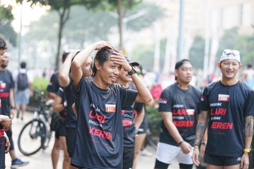 Race photo from Soft Launching Buku "Enggak Lari, Enggak Keren" & IdeaRun