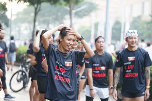 Race photo from Soft Launching Buku "Enggak Lari, Enggak Keren" & IdeaRun