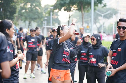 Race photo from Soft Launching Buku "Enggak Lari, Enggak Keren" & IdeaRun