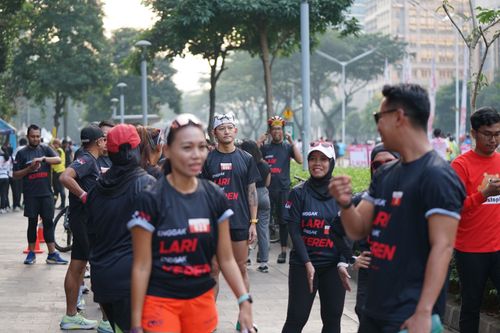 Race photo from Soft Launching Buku "Enggak Lari, Enggak Keren" & IdeaRun
