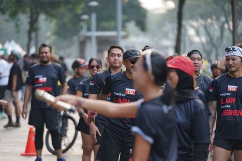 Race photo from Soft Launching Buku "Enggak Lari, Enggak Keren" & IdeaRun