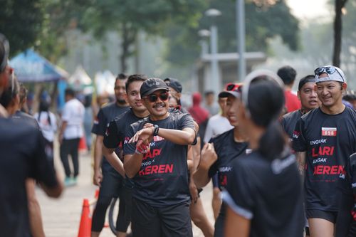 Race photo from Soft Launching Buku "Enggak Lari, Enggak Keren" & IdeaRun
