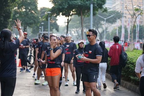 Race photo from Soft Launching Buku "Enggak Lari, Enggak Keren" & IdeaRun