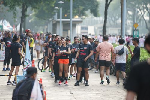 Race photo from Soft Launching Buku "Enggak Lari, Enggak Keren" & IdeaRun