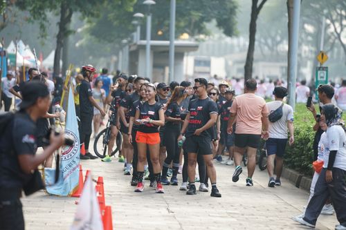 Race photo from Soft Launching Buku "Enggak Lari, Enggak Keren" & IdeaRun