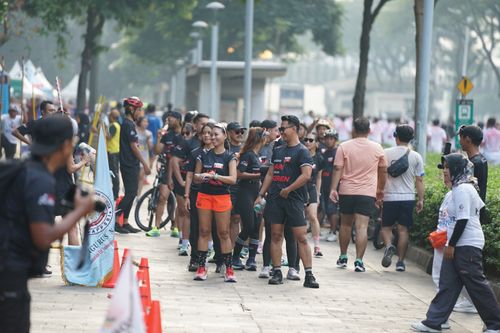 Race photo from Soft Launching Buku "Enggak Lari, Enggak Keren" & IdeaRun