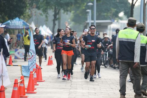 Race photo from Soft Launching Buku "Enggak Lari, Enggak Keren" & IdeaRun