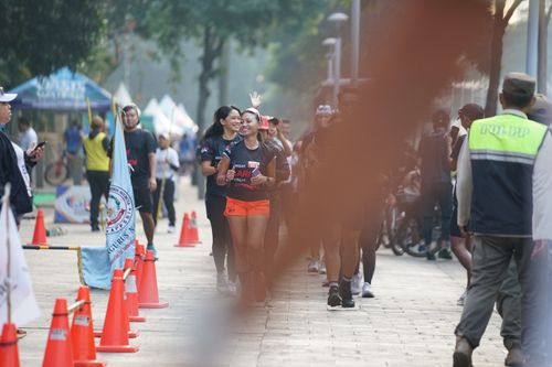 Race photo from Soft Launching Buku "Enggak Lari, Enggak Keren" & IdeaRun