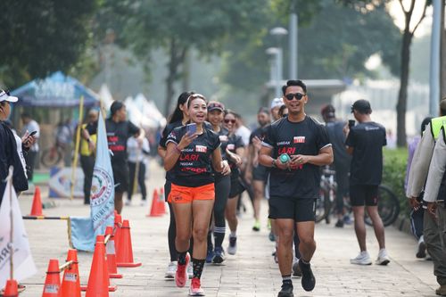 Race photo from Soft Launching Buku "Enggak Lari, Enggak Keren" & IdeaRun