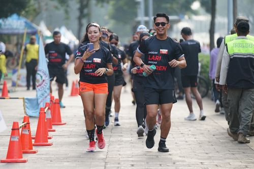 Race photo from Soft Launching Buku "Enggak Lari, Enggak Keren" & IdeaRun