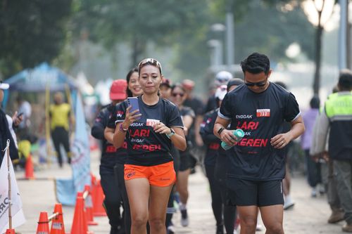 Race photo from Soft Launching Buku "Enggak Lari, Enggak Keren" & IdeaRun