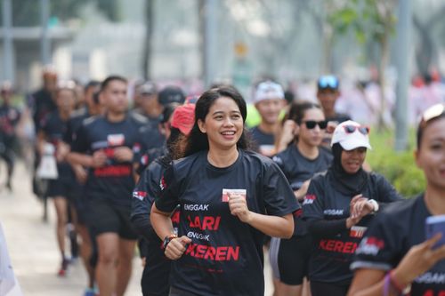 Race photo from Soft Launching Buku "Enggak Lari, Enggak Keren" & IdeaRun