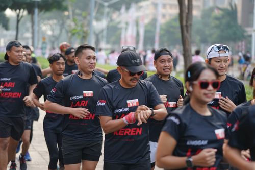 Race photo from Soft Launching Buku "Enggak Lari, Enggak Keren" & IdeaRun