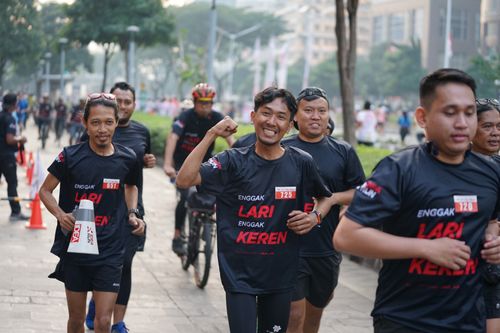 Race photo from Soft Launching Buku "Enggak Lari, Enggak Keren" & IdeaRun