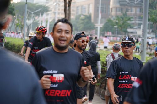 Race photo from Soft Launching Buku "Enggak Lari, Enggak Keren" & IdeaRun