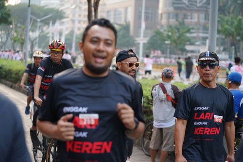 Race photo from Soft Launching Buku "Enggak Lari, Enggak Keren" & IdeaRun