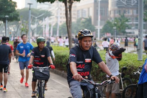 Race photo from Soft Launching Buku "Enggak Lari, Enggak Keren" & IdeaRun
