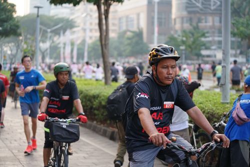 Race photo from Soft Launching Buku "Enggak Lari, Enggak Keren" & IdeaRun