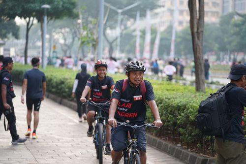 Race photo from Soft Launching Buku "Enggak Lari, Enggak Keren" & IdeaRun