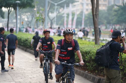 Race photo from Soft Launching Buku "Enggak Lari, Enggak Keren" & IdeaRun