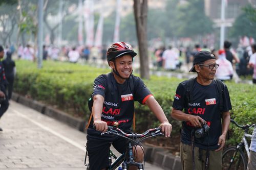 Race photo from Soft Launching Buku "Enggak Lari, Enggak Keren" & IdeaRun