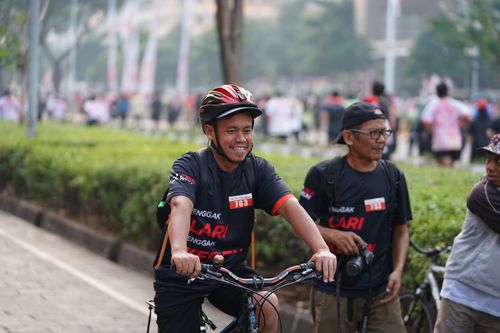 Race photo from Soft Launching Buku "Enggak Lari, Enggak Keren" & IdeaRun