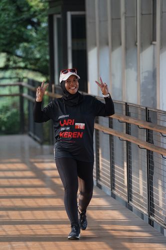 Race photo from Soft Launching Buku "Enggak Lari, Enggak Keren" & IdeaRun