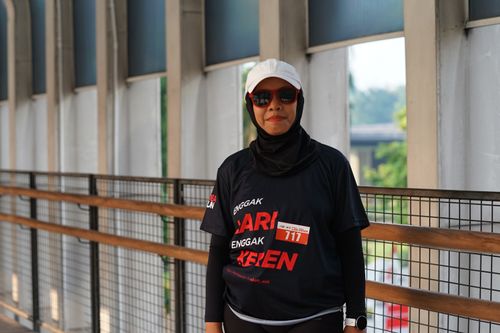 Race photo from Soft Launching Buku "Enggak Lari, Enggak Keren" & IdeaRun