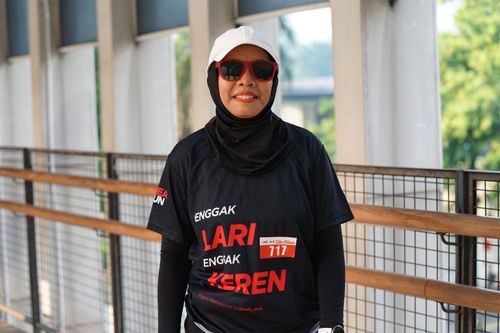 Race photo from Soft Launching Buku "Enggak Lari, Enggak Keren" & IdeaRun