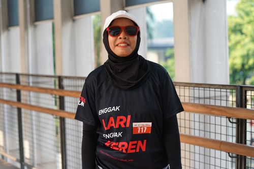 Race photo from Soft Launching Buku "Enggak Lari, Enggak Keren" & IdeaRun