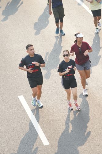 Race photo from Soft Launching Buku "Enggak Lari, Enggak Keren" & IdeaRun