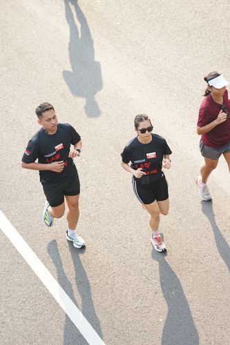 Race photo from Soft Launching Buku "Enggak Lari, Enggak Keren" & IdeaRun